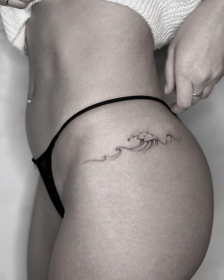 20 Satisfying Wave Tattoo Ideas For Ocean Lovers