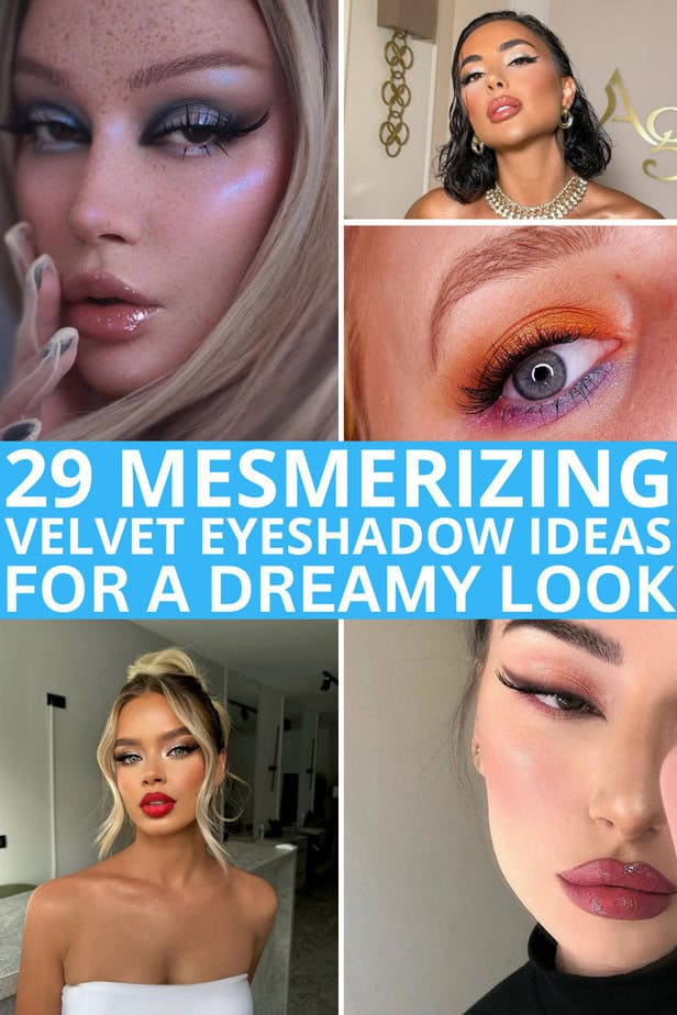 29 Mesmerizing Velvet Eyeshadow Ideas For A Dreamy Look