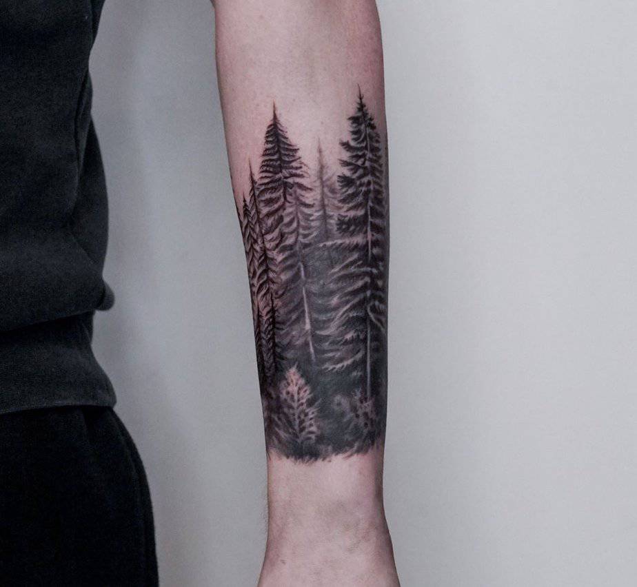 20 Forest Sleeve Tattoo Designs to Pine For