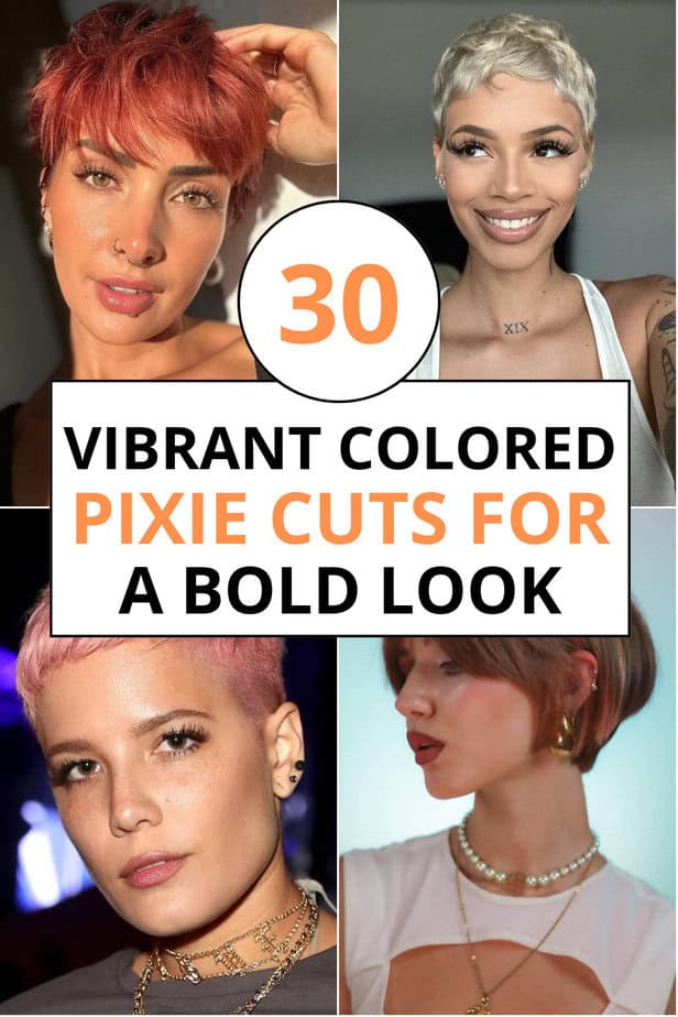 30 Vibrant Colored Pixie Cuts For A Bold Look