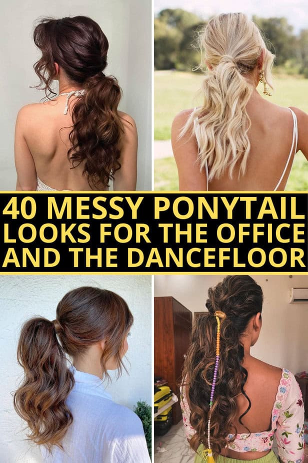 40 Messy Ponytail Looks For The Office AND The Dancefloor