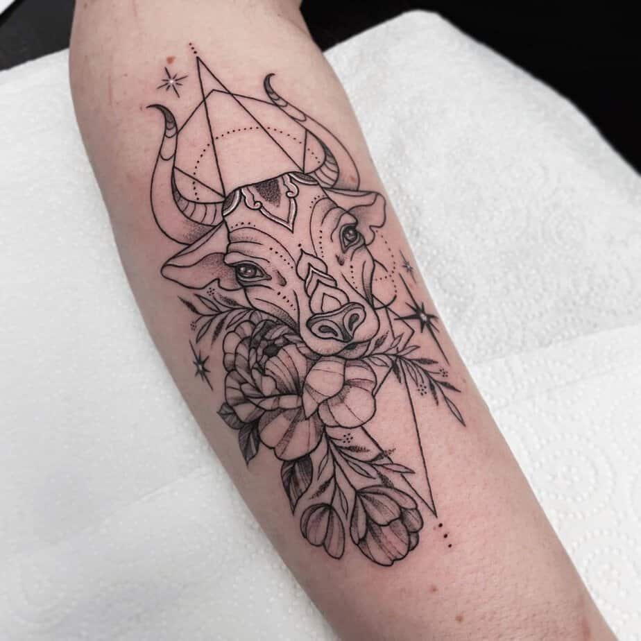 Here Are 20 Taurus Tattoo Designs To Be Bullish About