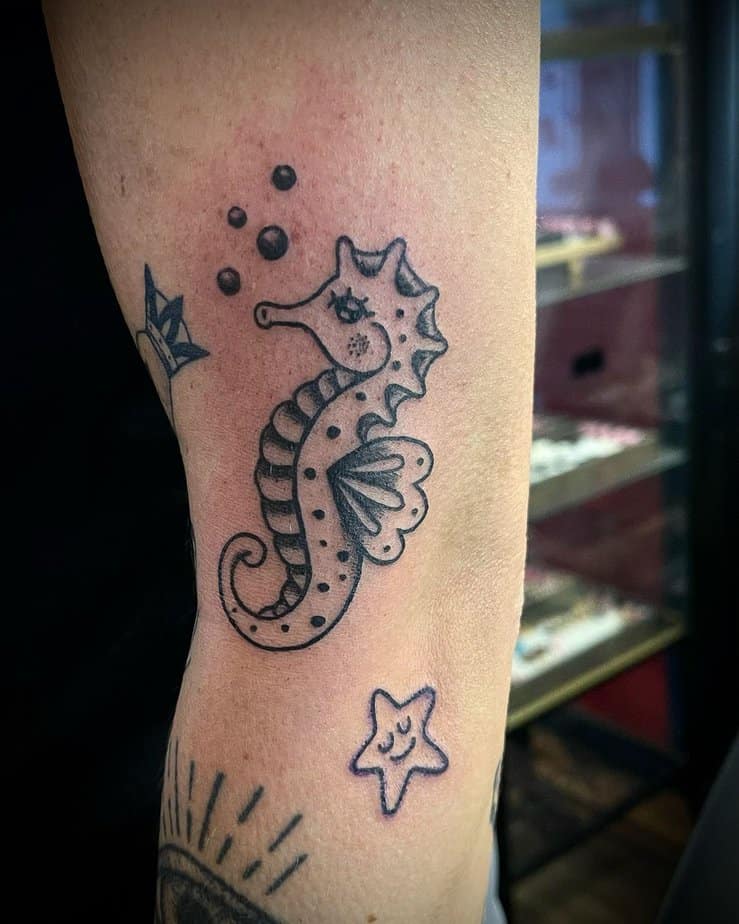 Dive Into These 20 Stunning Seahorse Tattoo Ideas