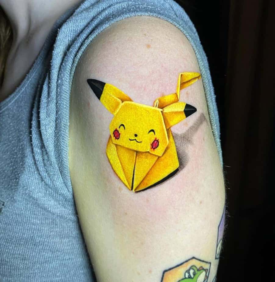 5. Pikachu origami style