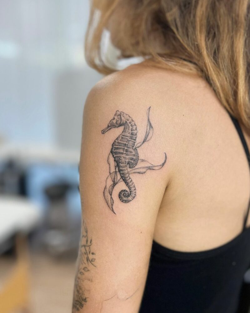 Dive Into These 20 Stunning Seahorse Tattoo Ideas