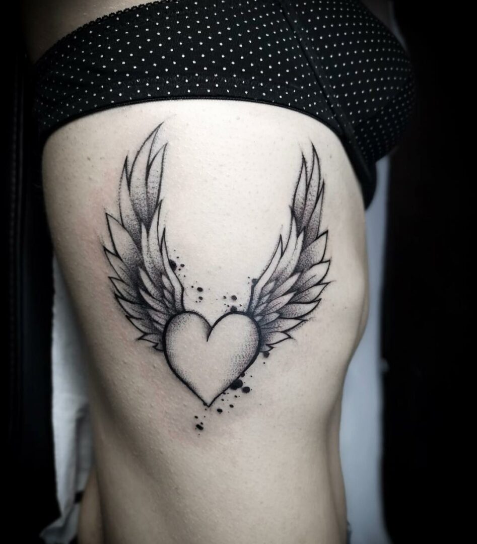 These 19 Heart With Wings Tattoo Designs Will Make Your Love Soar