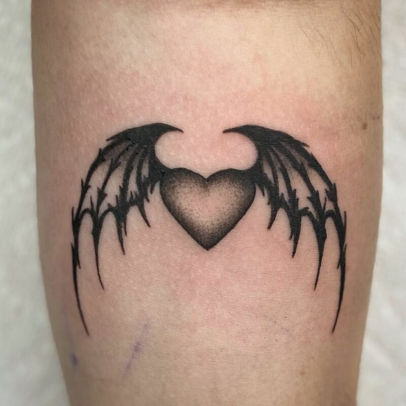 These 19 Heart With Wings Tattoo Designs Will Make Your Love Soar