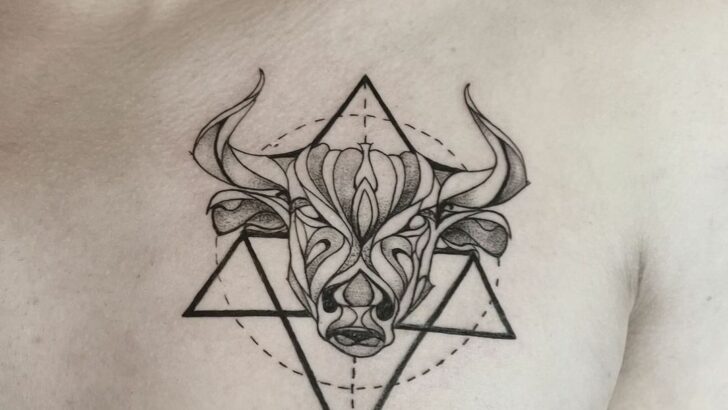 Here Are 20 Taurus Tattoo Designs To Be Bullish About