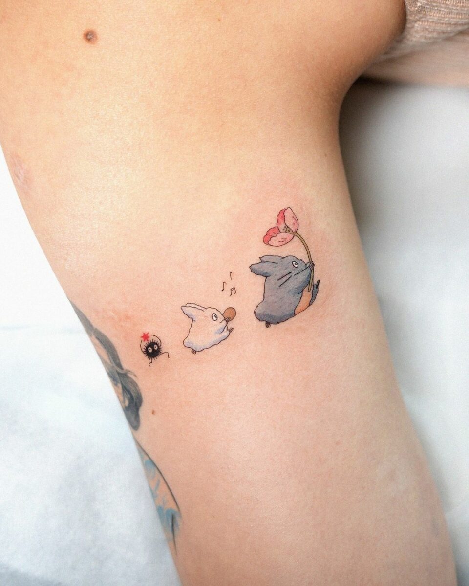 20 Magical Totoro Tattoo Designs to Bring Studio Ghibli Alive On Your Skin