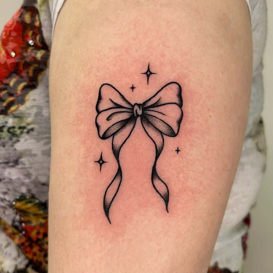 18 Gorgeous Bow Tattoo To Wrap It Up