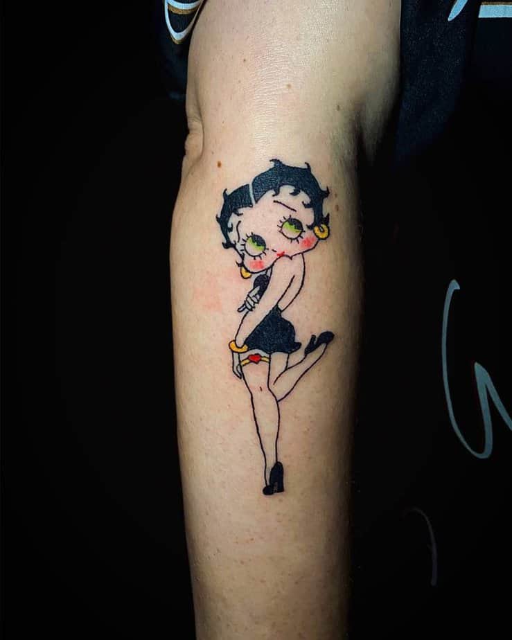 Betty Boop tattoo