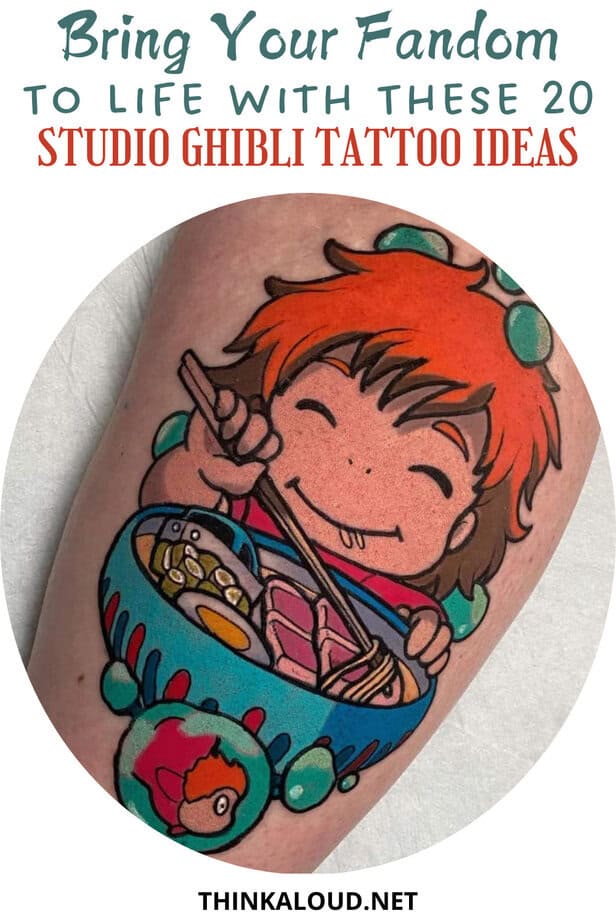 Bring Your Fandom To Life With These 20 Studio Ghibli Tattoo Ideas