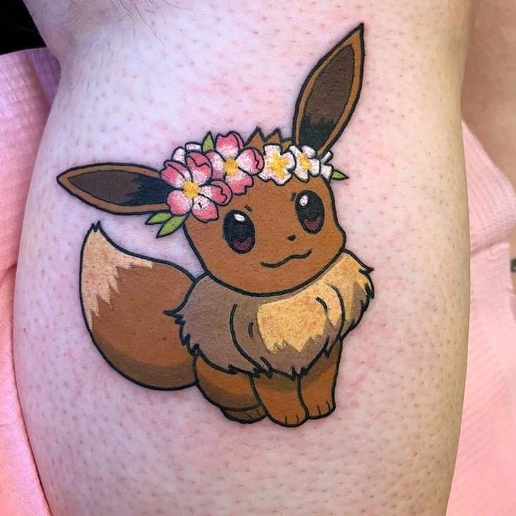 Chibi Eevee tattoo