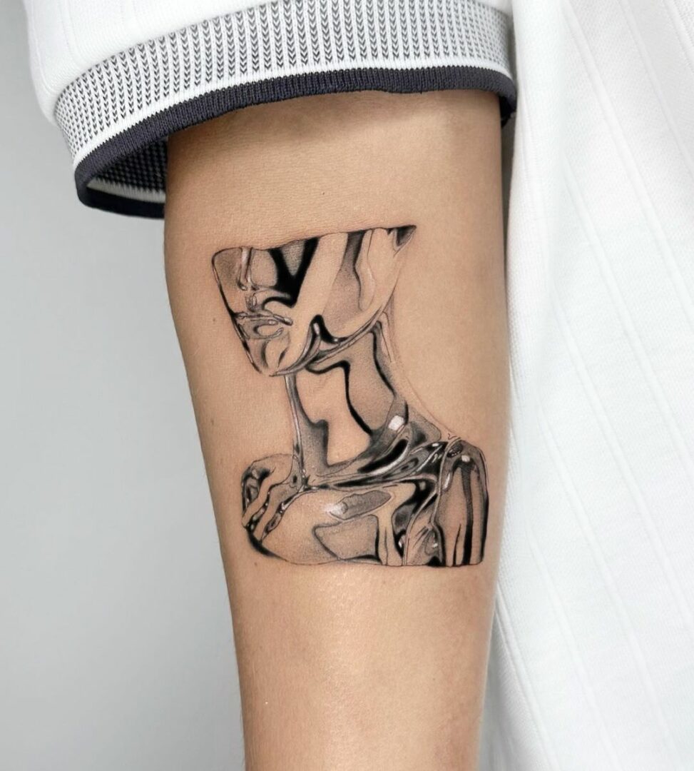 20 Artistic Chrome Tattoos That Are Gleaming Masterpieces