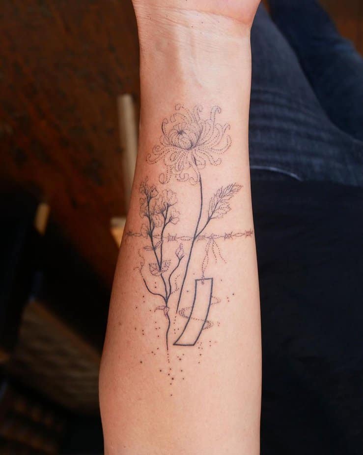 19 Delicate Sweet Pea Tattoo Ideas to Ink a Garden of Delight