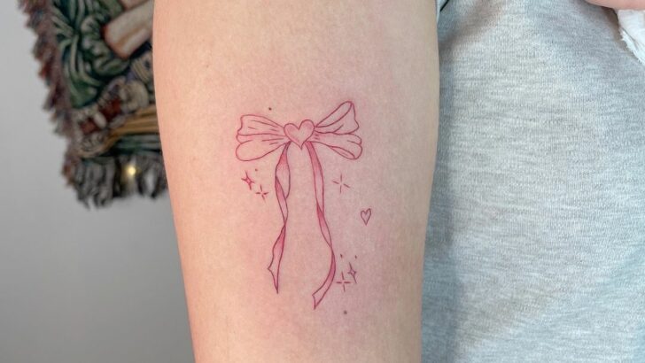 18 Gorgeous Bow Tattoo To Wrap It Up