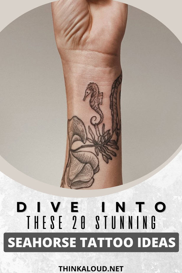 Dive Into These 20 Stunning Seahorse Tattoo Ideas