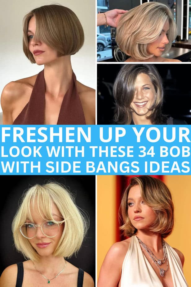 Freshen Up Your Look With These 34 Bob With Side Bangs Ideas