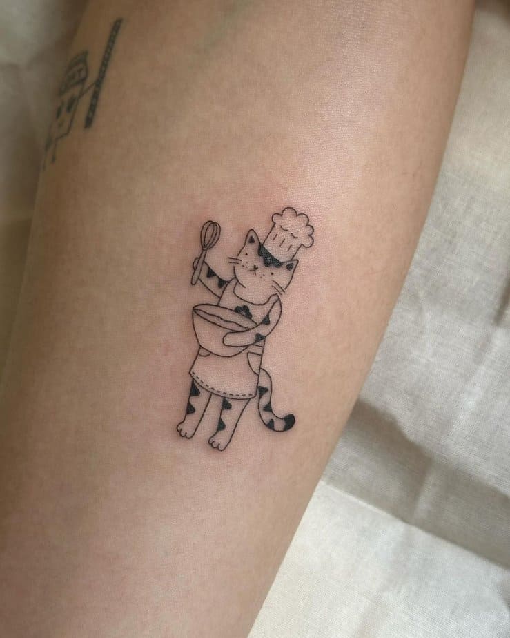 18 Meow-tastic Cat Outline Tattoos To Adore