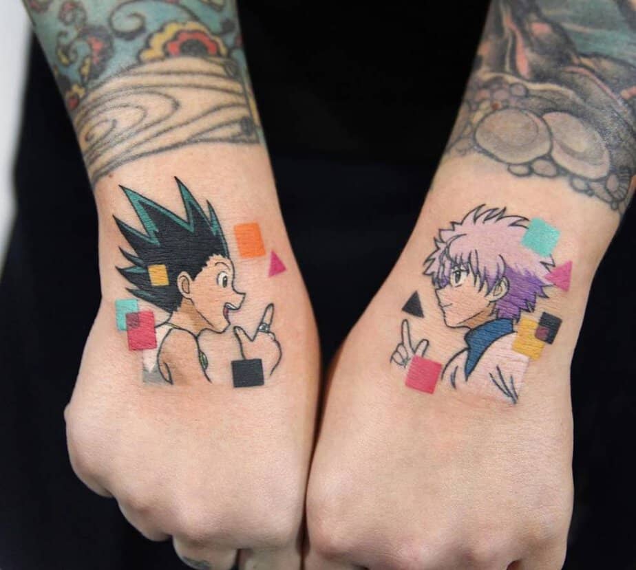 Gon and Killua tattoo