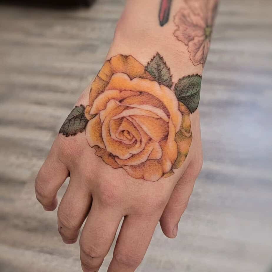 20 Beautiful Yellow Rose Tattoo Ideas For A Burst Of Sunshine