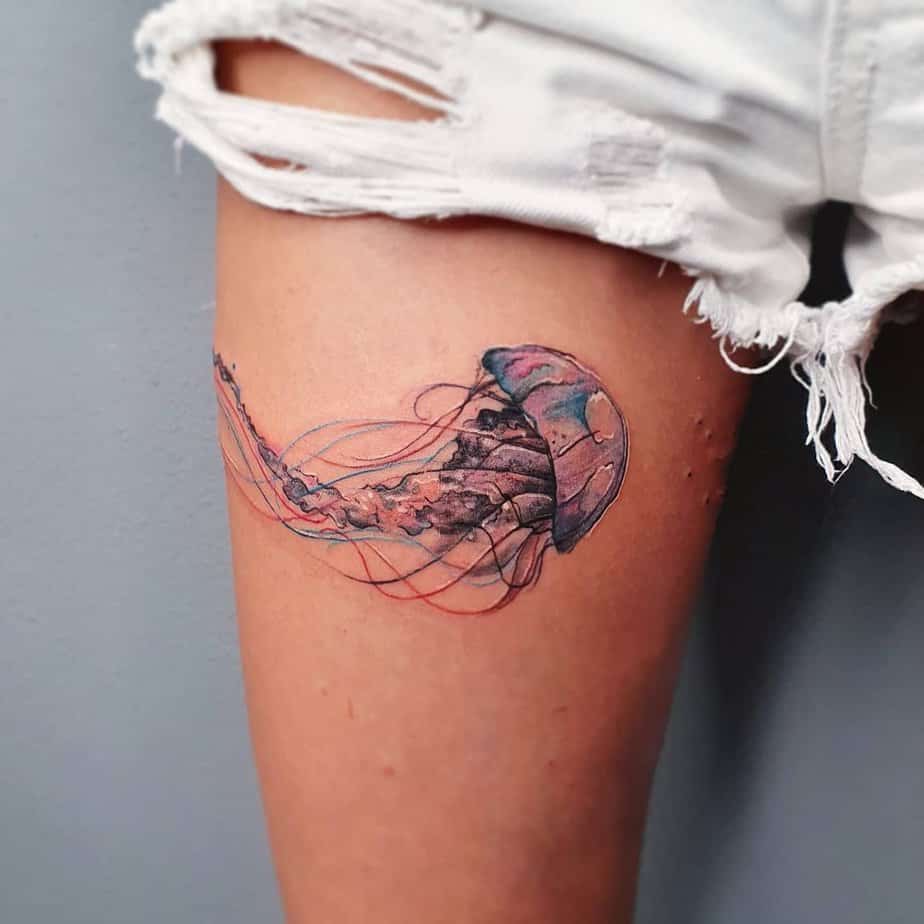 Jelly fish garter