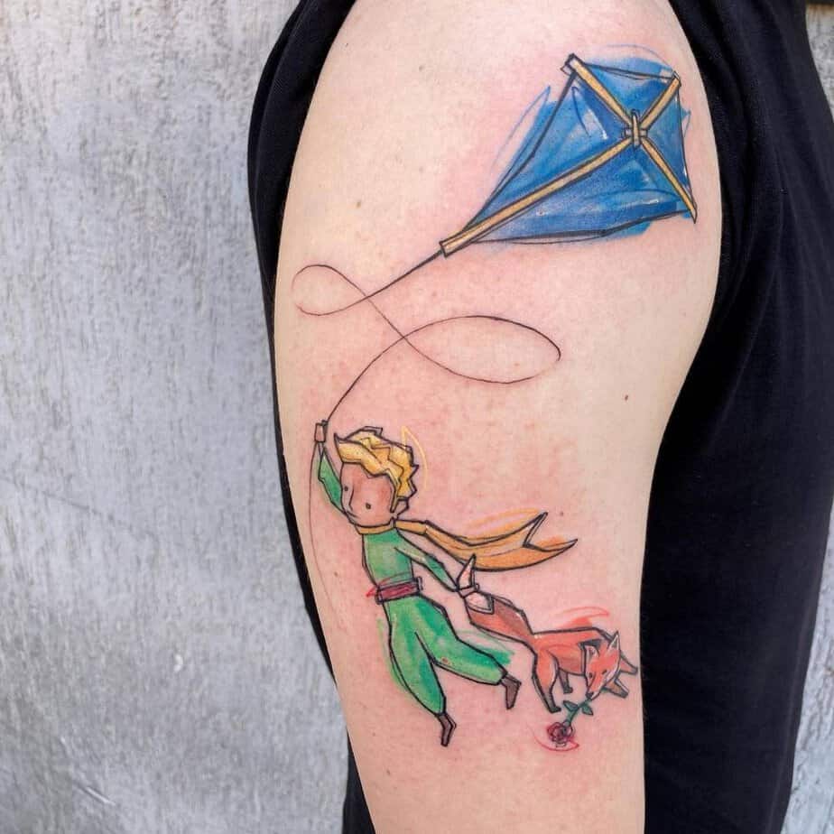 20 Lighthearted Cartoon Tattoos To Fill You With Warmth