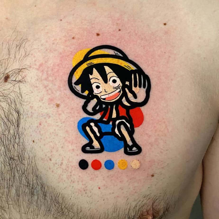 Luffy tattoo