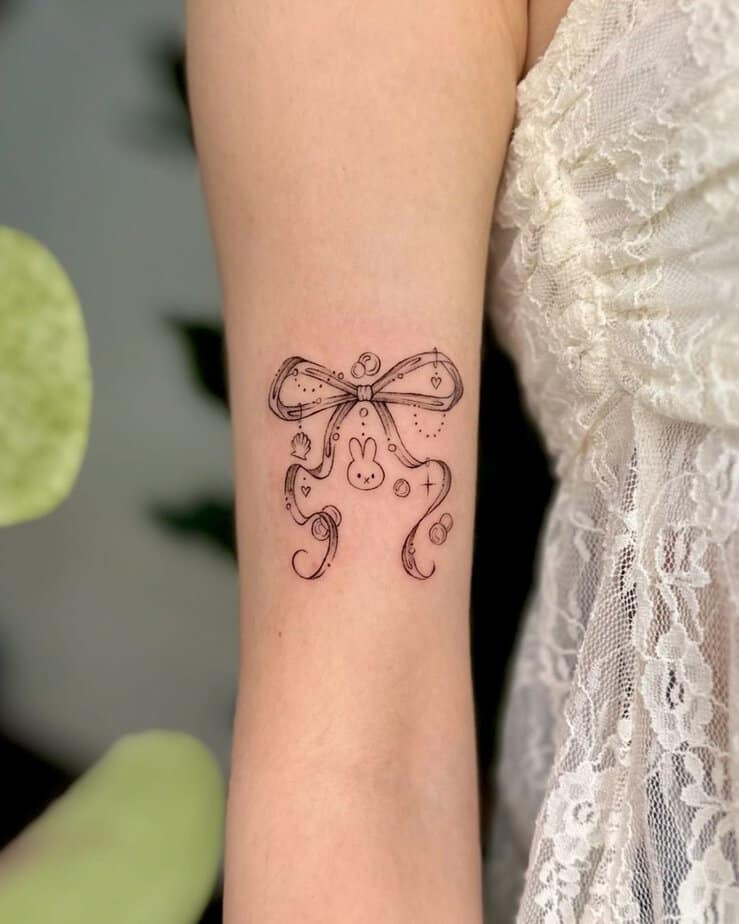 18 Gorgeous Bow Tattoo To Wrap It Up