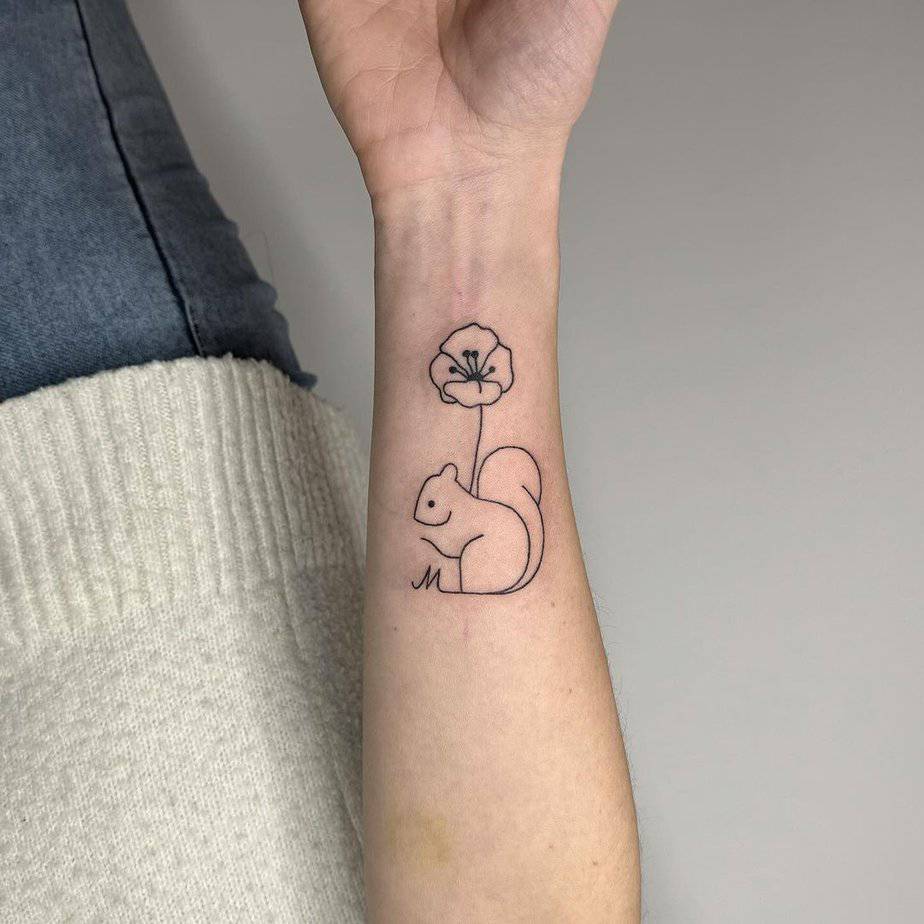 22 Adorable Squirrel Tattoo Ideas You'll Go Nuts For