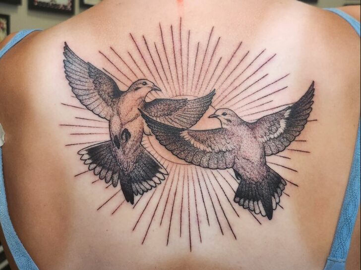 18 Inspiring Dove Tattoos To Express Your Inner Serenity