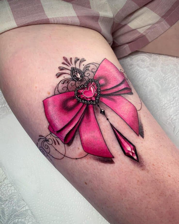 20 Delicate Garter Tattoo Ideas To Enhance Your Womanly Charm