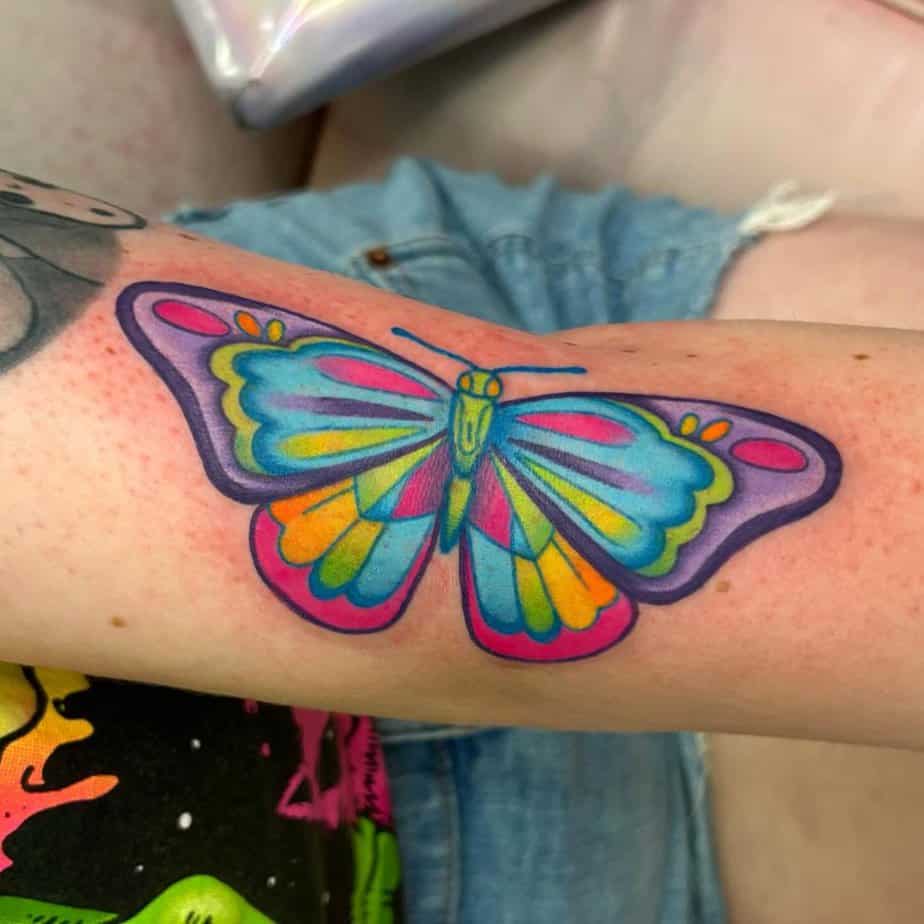 Rainbow butterfly