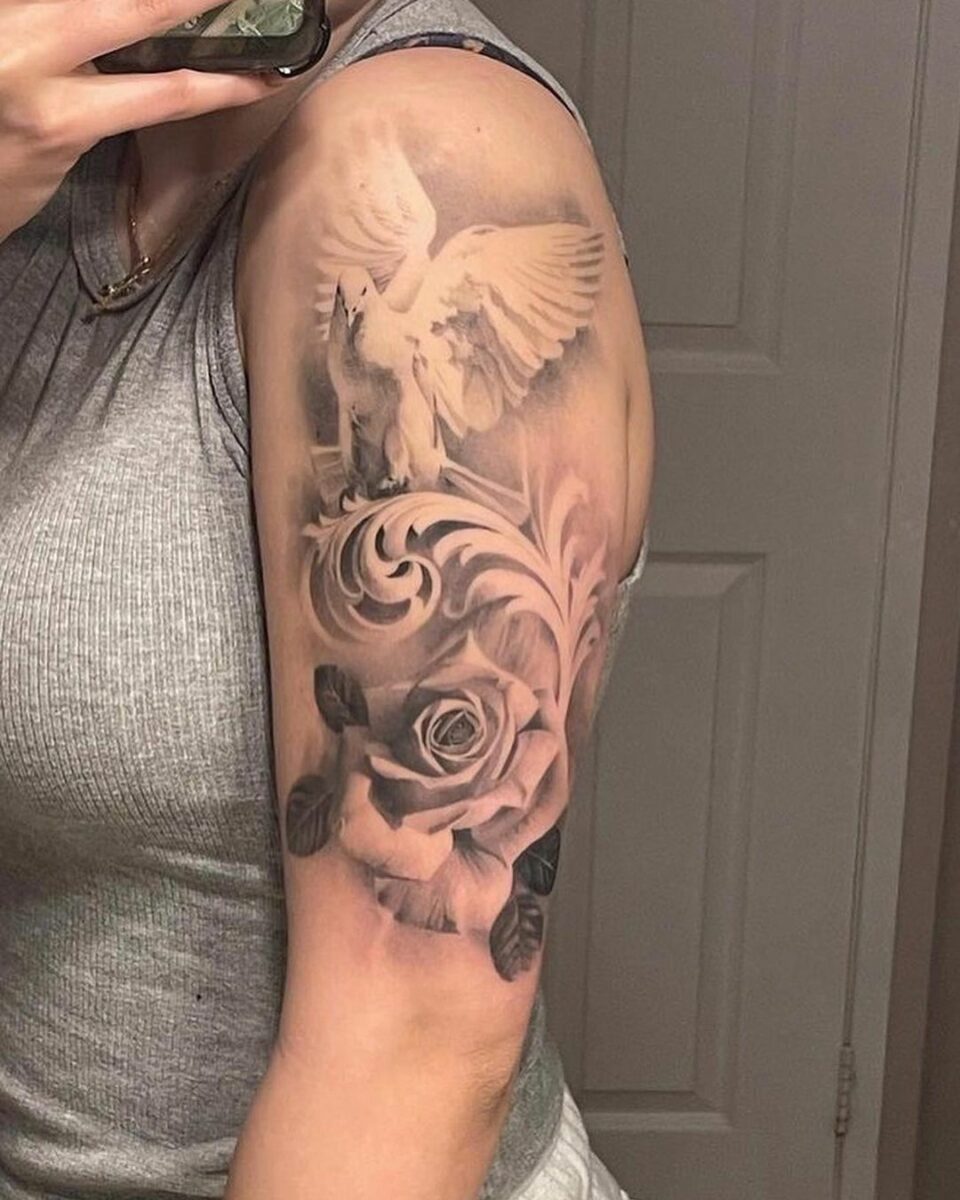 18 Inspiring Dove Tattoos To Express Your Inner Serenity