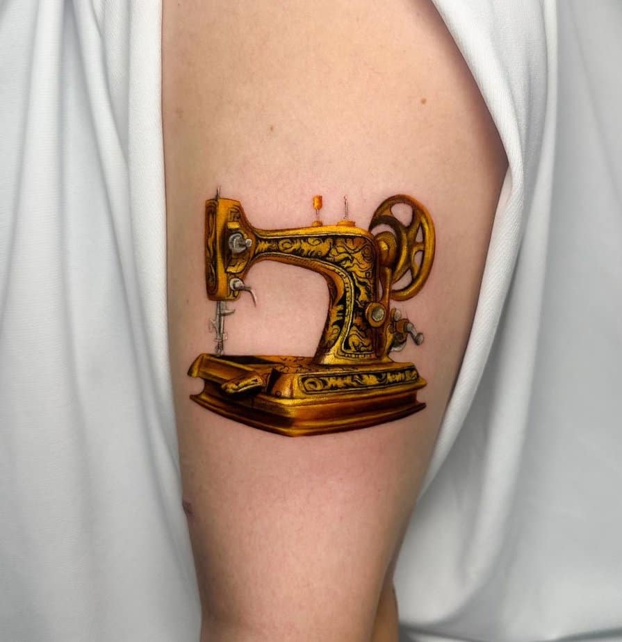 18 Eye-catching Gold Tattoo To Add A Luster To Your Life