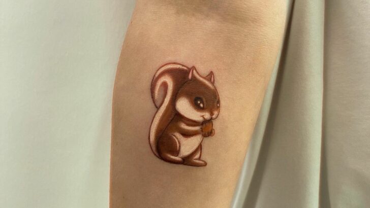 22 Adorable Squirrel Tattoo Ideas You’ll Go Nuts For