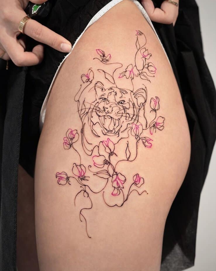 19 Delicate Sweet Pea Tattoo Ideas to Ink a Garden of Delight