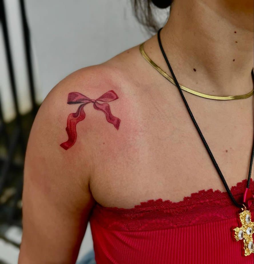 18 Gorgeous Bow Tattoo To Wrap It Up