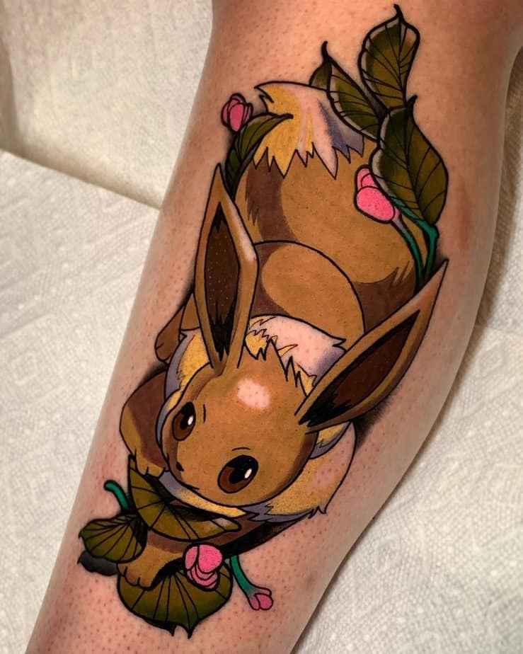 18 Sweet Eevee Tattoo Ideas For All Fans Of The Beloved Character