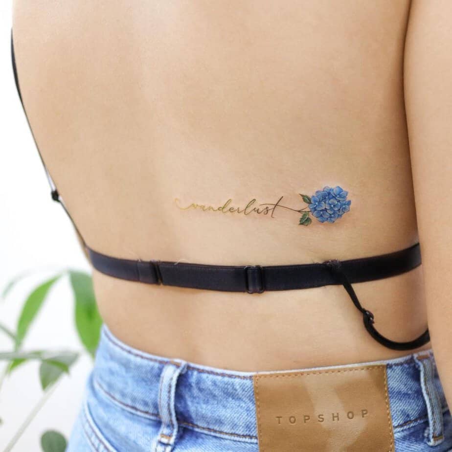 19 Breathtaking Hydrangea Tattoos To Celebrate Nature's Beauty