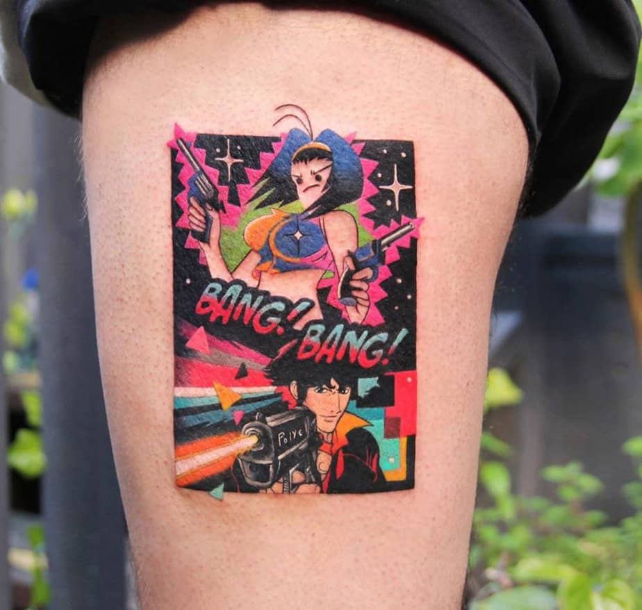 20 Epic Cowboy Bebop Tattoo Ideas To Channel Your Inner Space Cowboy