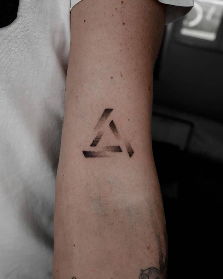 20 Mind-Bending Penrose Triangle Tattoo Ideas That Will Twist Your Mind