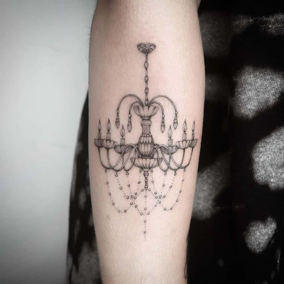 20 Stunning Chandelier Tattoo Ideas To Light Up Your Style