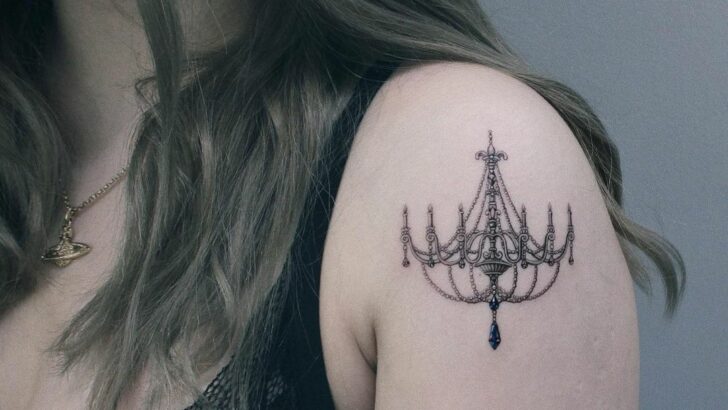 20 Stunning Chandelier Tattoo Ideas To Light Up Your Style