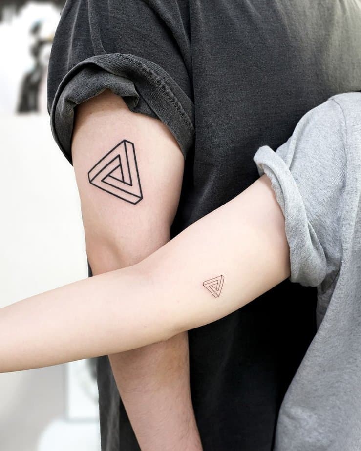 20 Mind-Bending Penrose Triangle Tattoo Ideas That Will Twist Your Mind