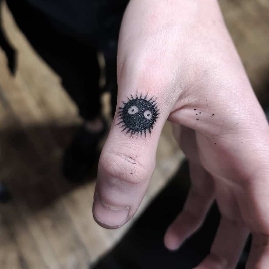 The 20 Cutest Soot Sprite Tattoo Designs For Hardcore Ghibli Fans