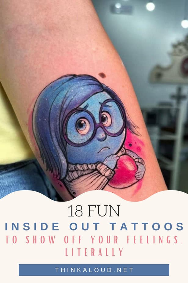 18 Fun Inside Out Tattoos To Show Off Your Feelings, Literally