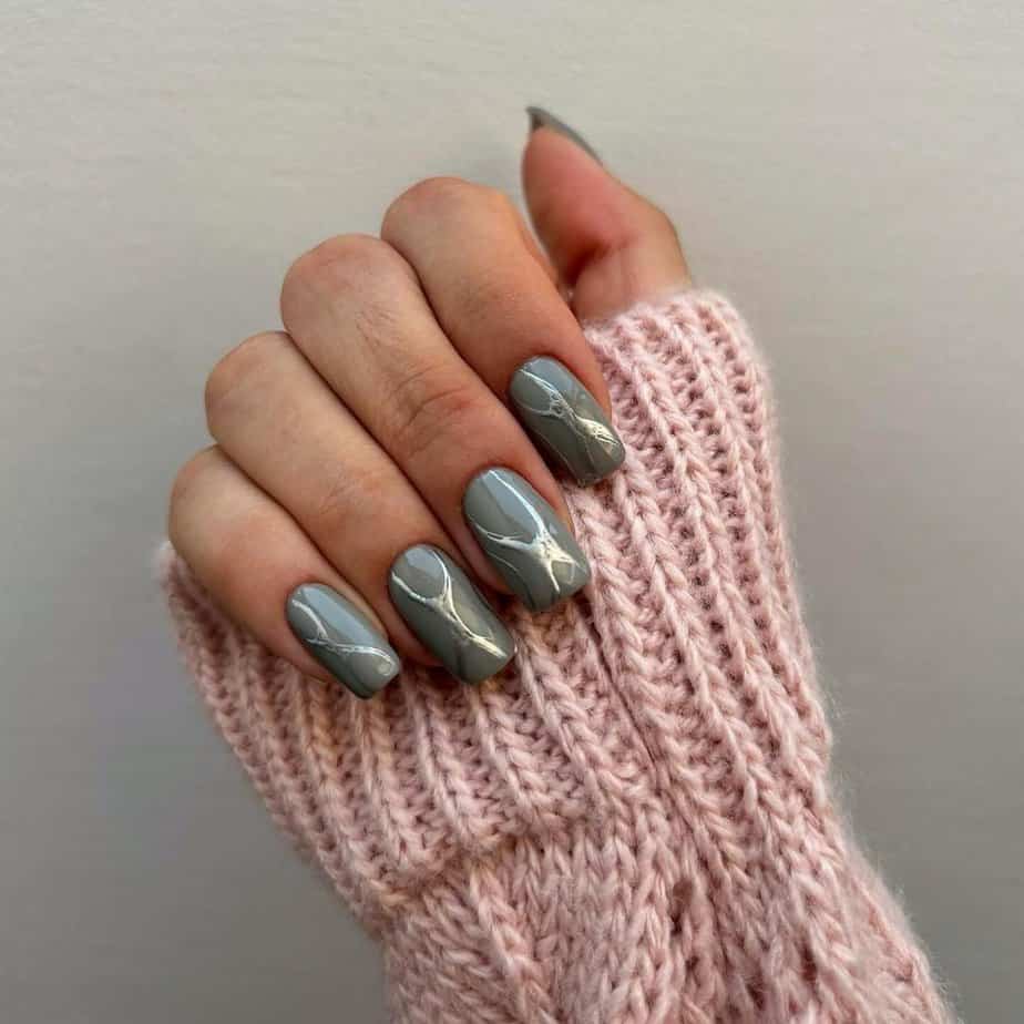 Explore These Stunning 34 Shades Of Gray Nails