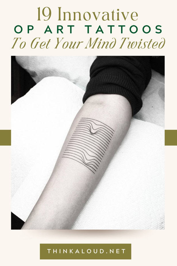 19 Innovative Op Art Tattoos To Get Your Mind Twisted