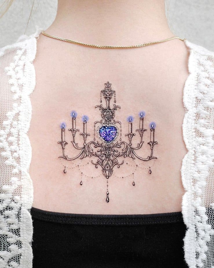 20 Stunning Chandelier Tattoo Ideas To Light Up Your Style